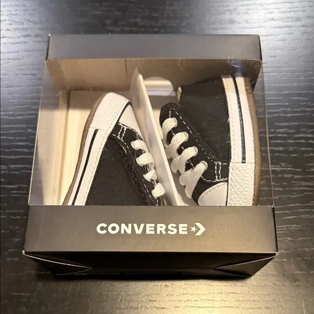 Converse Kids Black and White Sneakers